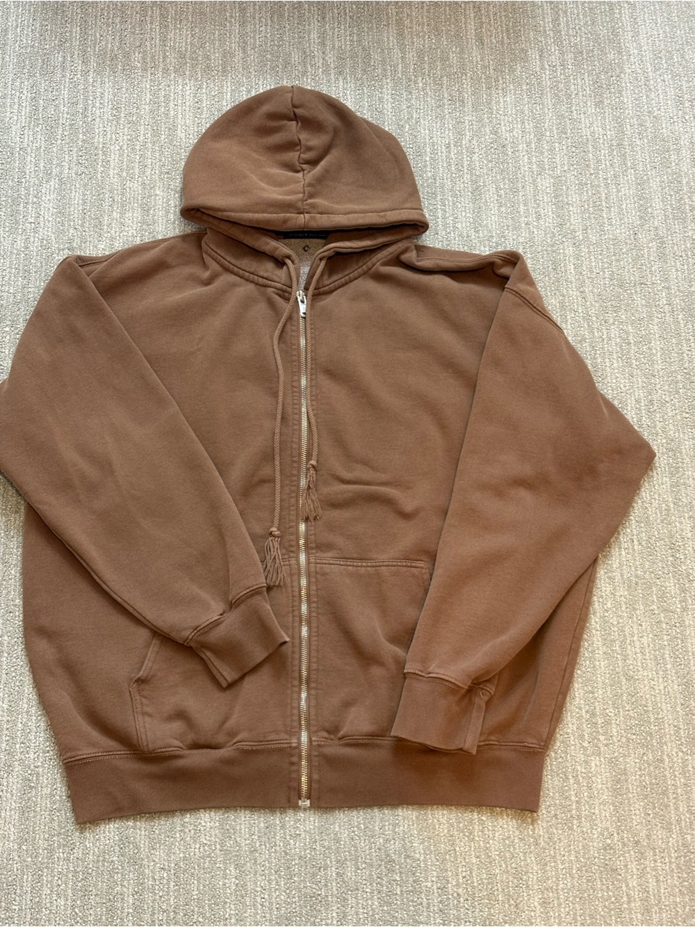 Oversized Brandy zip up